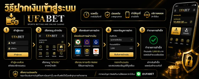 UFABET ฝาก-ถอน