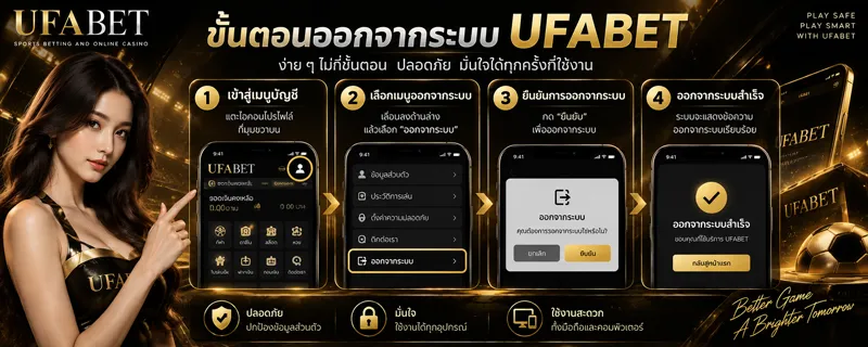 วิธีออกจากระบบ UFABET