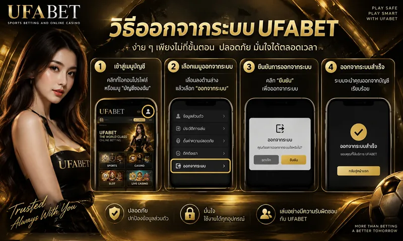 วิธีออกจากระบบ UFABET